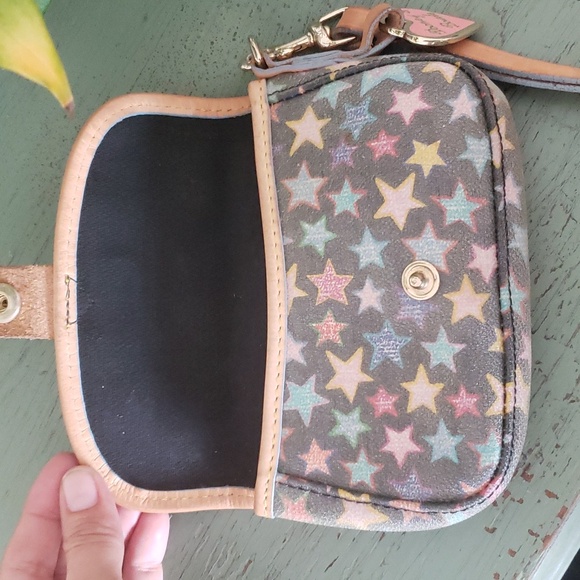 Vintage y2k Dooney Bourke Star Clutch Wristlet - Picture 7 of 11